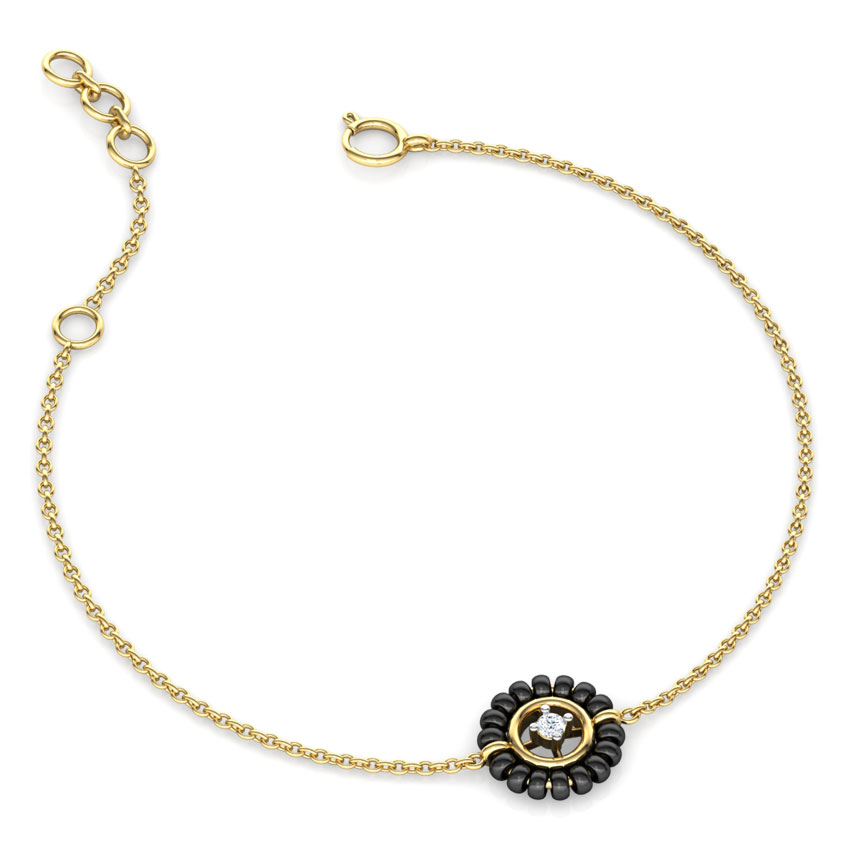 Mishka Diamond Mangalsutra Bracelet