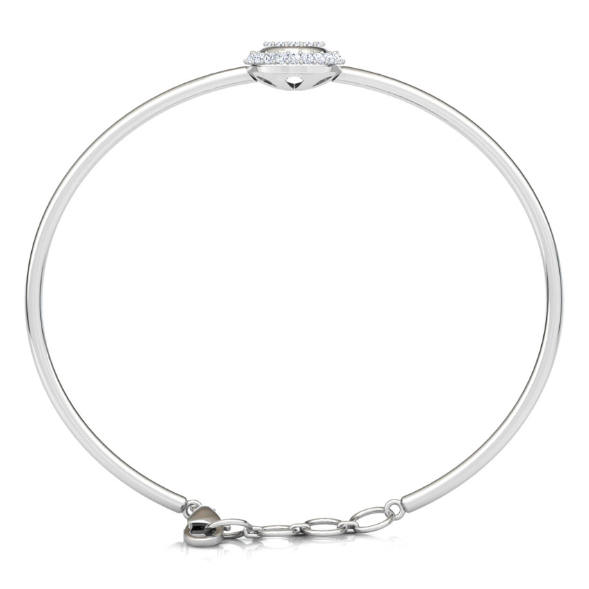 Halo Cluster Diamond Bracelet