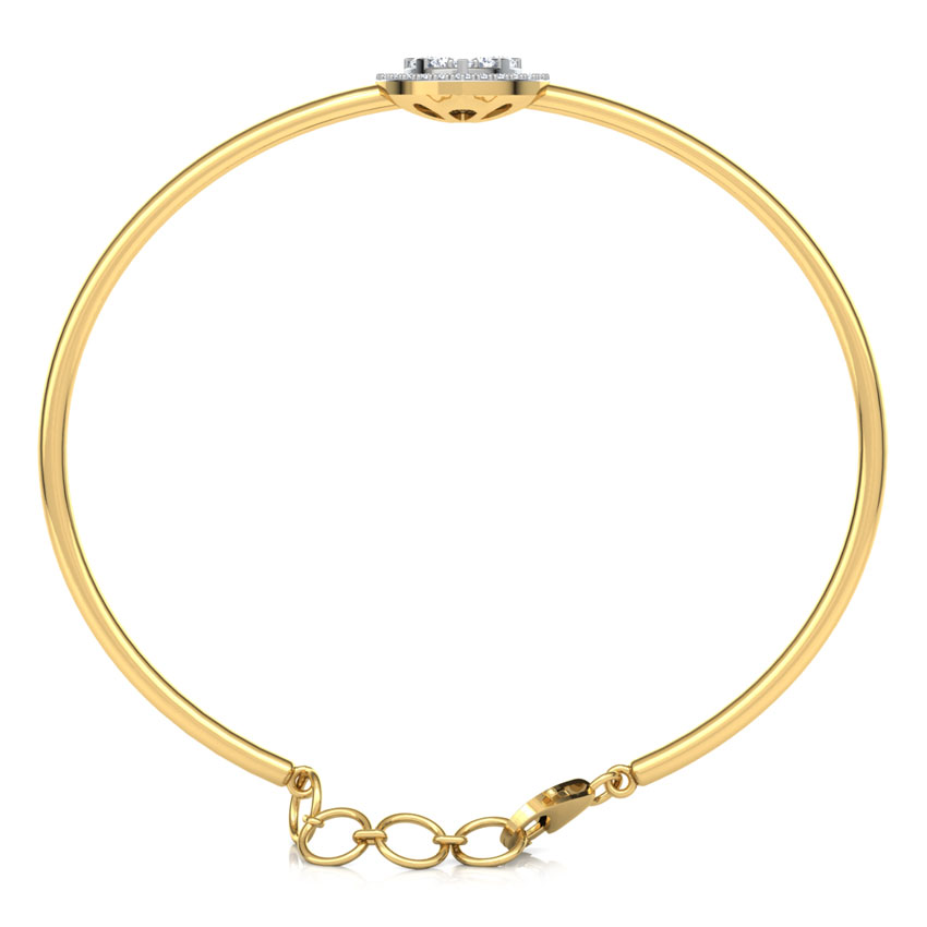 Halo Heart Diamond Bracelet