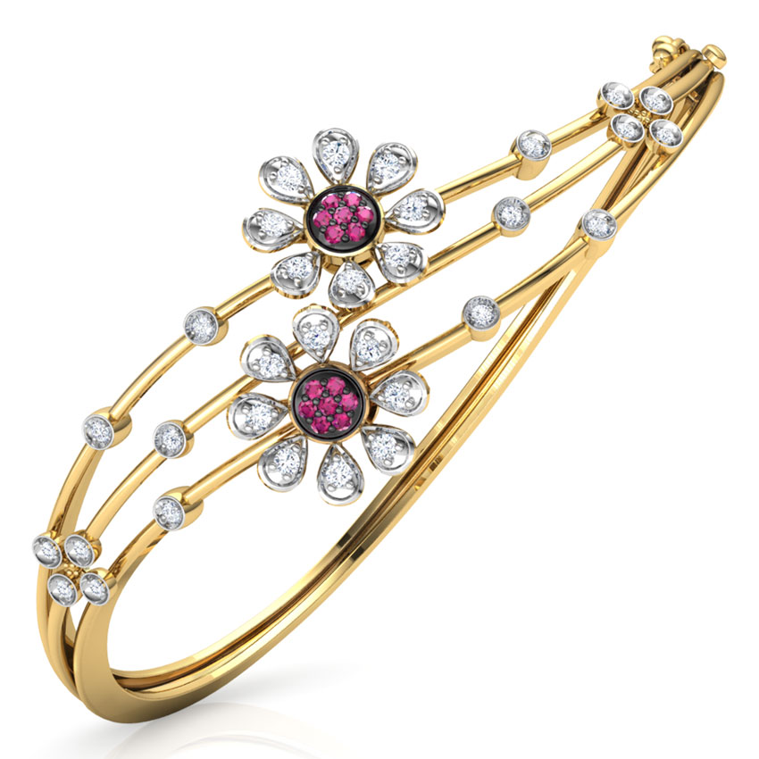 Duo Daisy Gemstone Bracelet