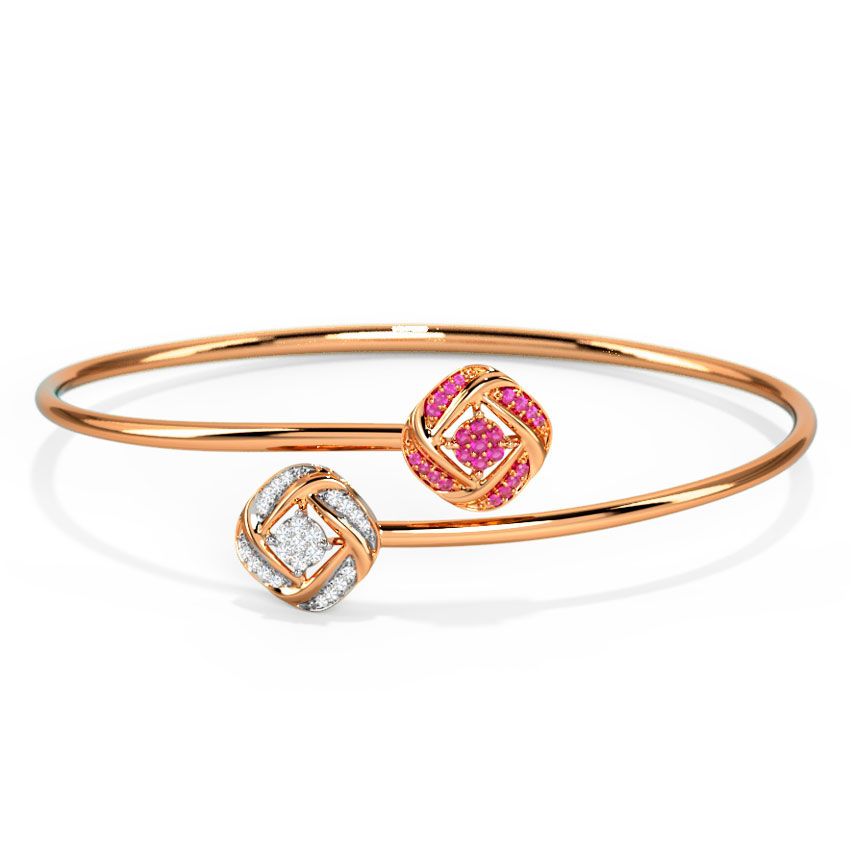 Overlap Diamond Bracelet