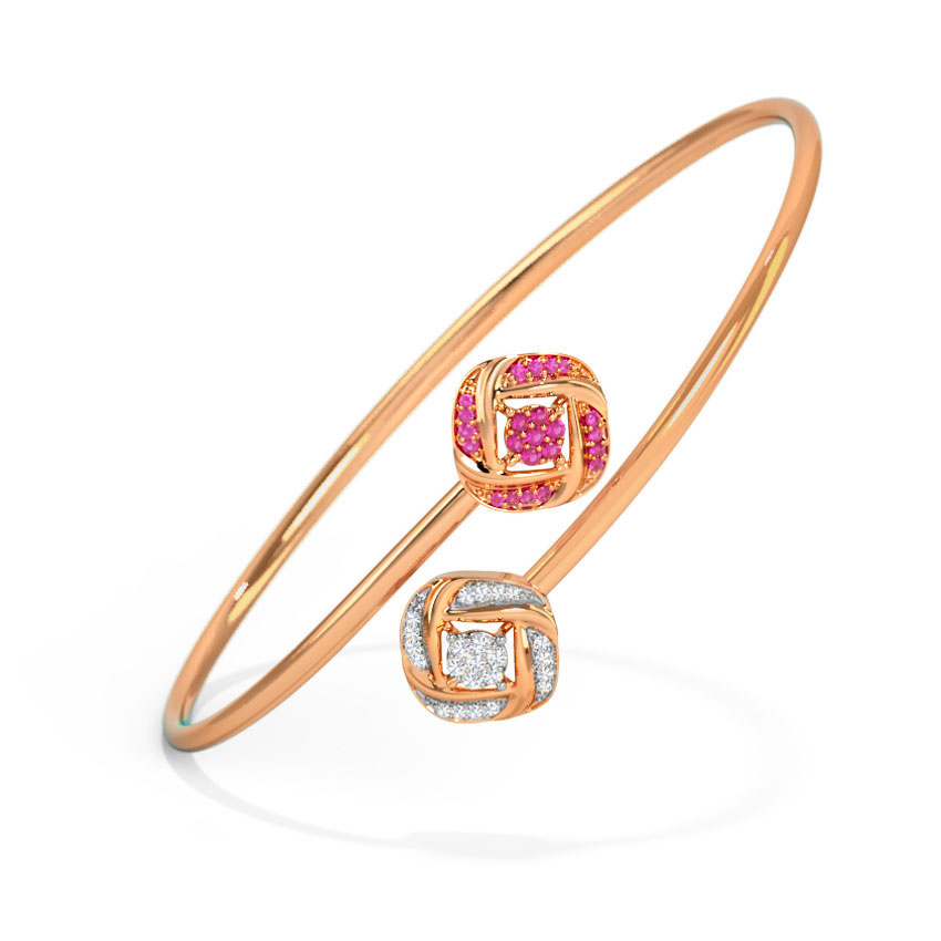 Overlap Gemstone Bracelet