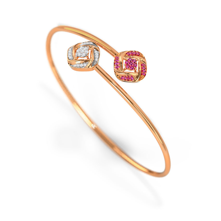 Overlap Gemstone Bracelet