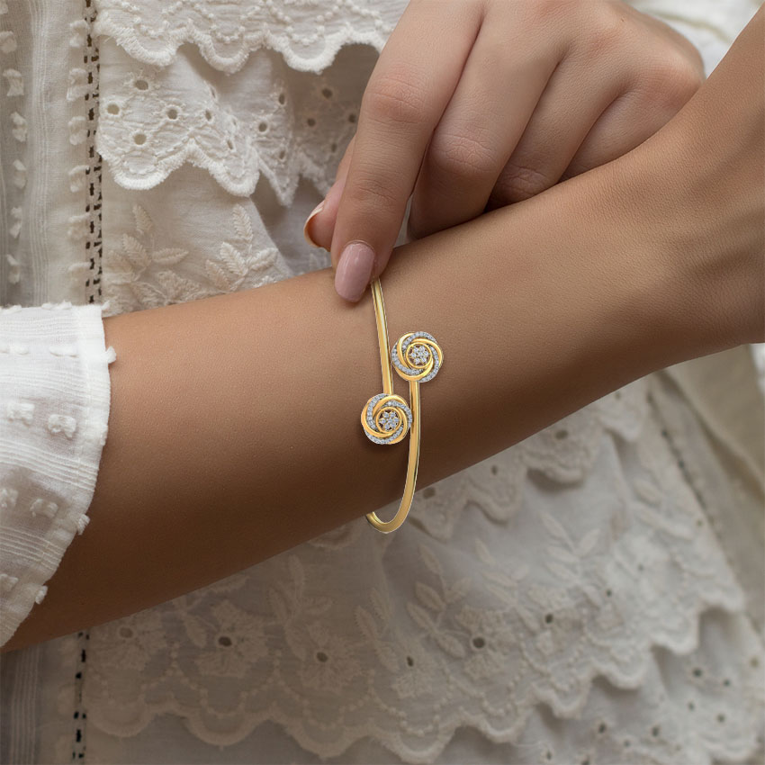 Swerve Diamond Bracelet