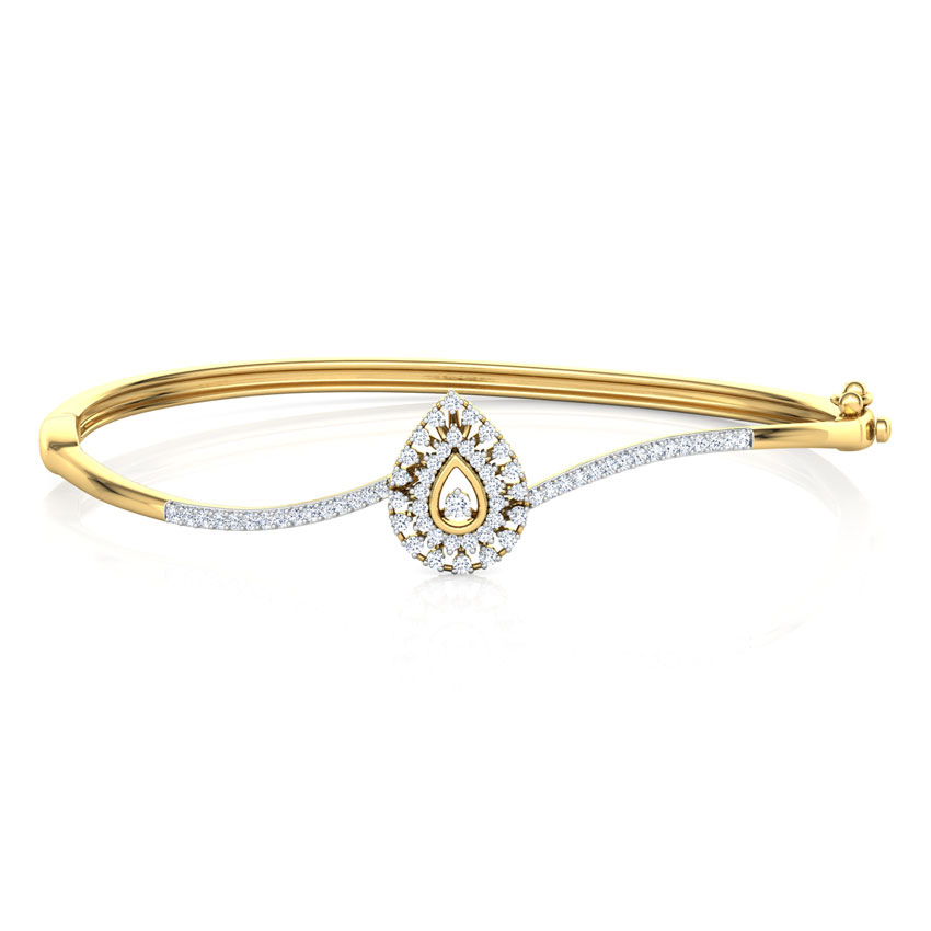 Sparkling Drop Diamond Bracelet