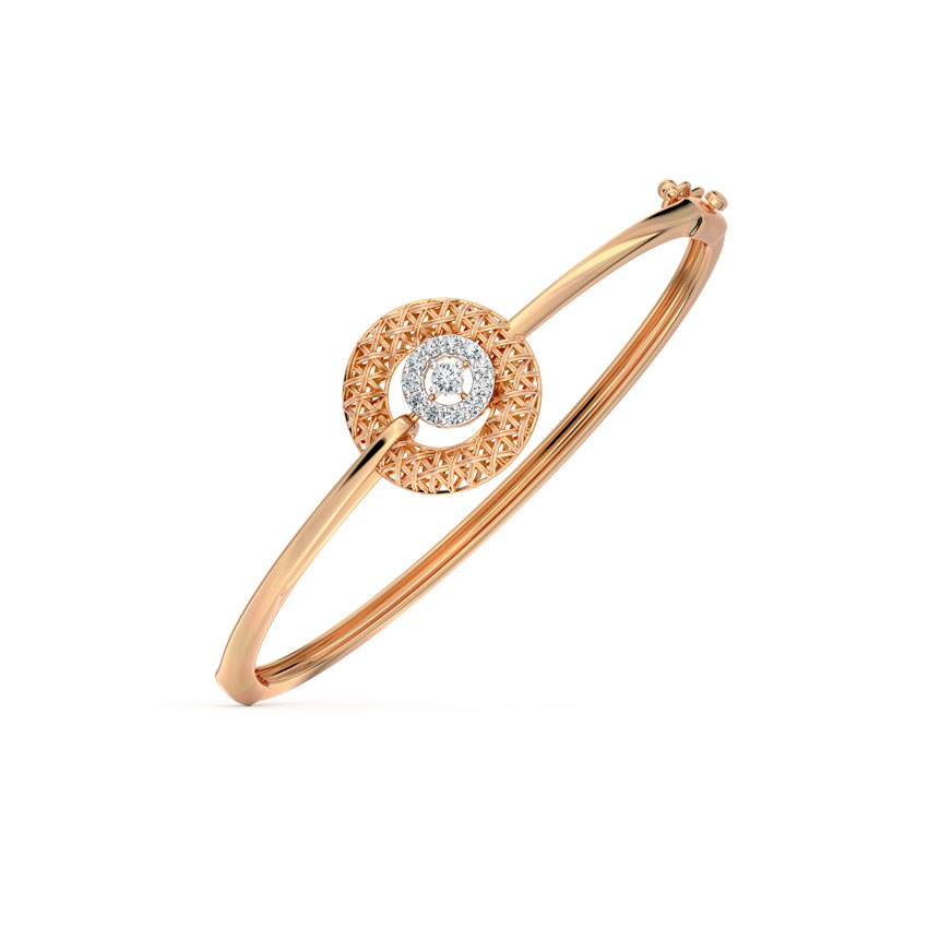 Ornate Interlaced Diamond Bracelet