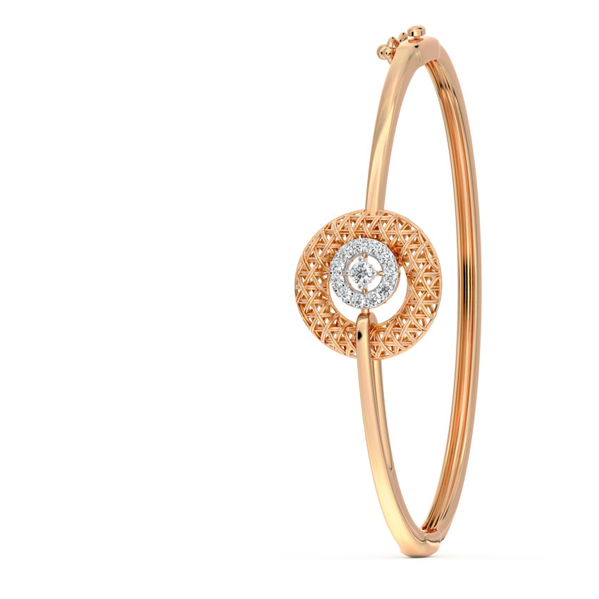 Ornate Interlaced Diamond Bracelet