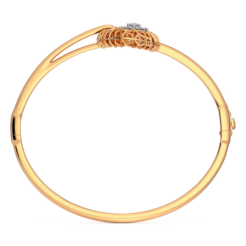 Ornate Interlaced Diamond Bracelet