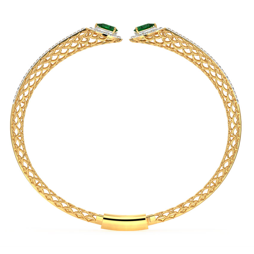 Kanika Drop Mesh Gemstone Bracelet