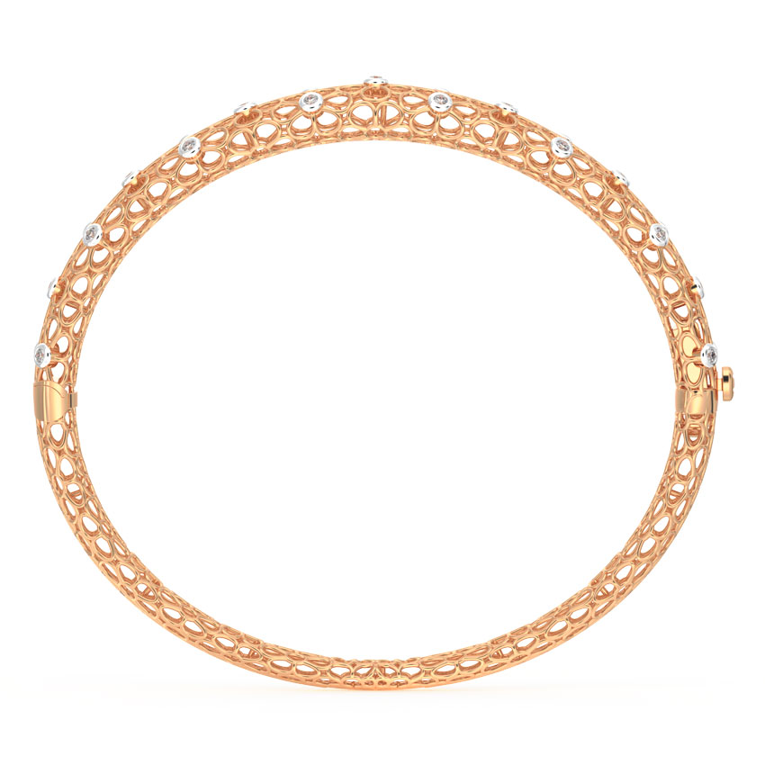 Anika Floral Mesh Diamond Bracelet Anika Floral Mesh Diamond Bracelet