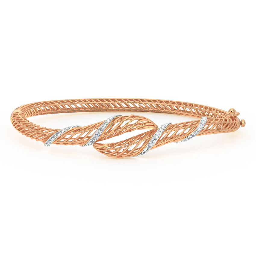 Smita Swirl Mesh Diamond Bracelet