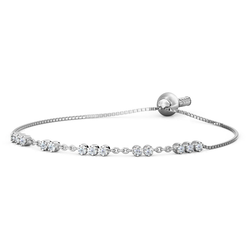 Diamond Array Adjustable Bracelet