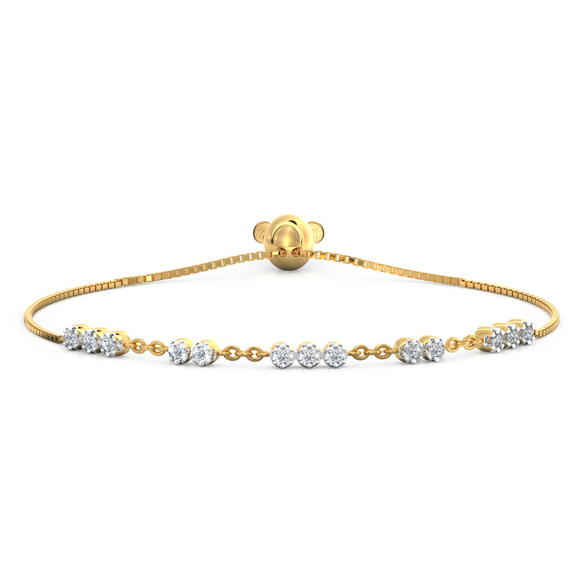 Diamond Array Adjustable Bracelet