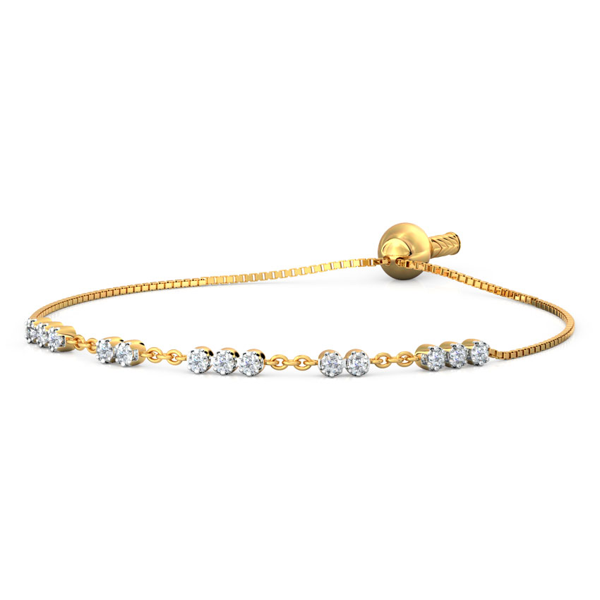 Diamond Array Adjustable Bracelet