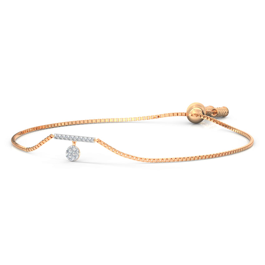 Dangling Adjustable Diamond Bracelet