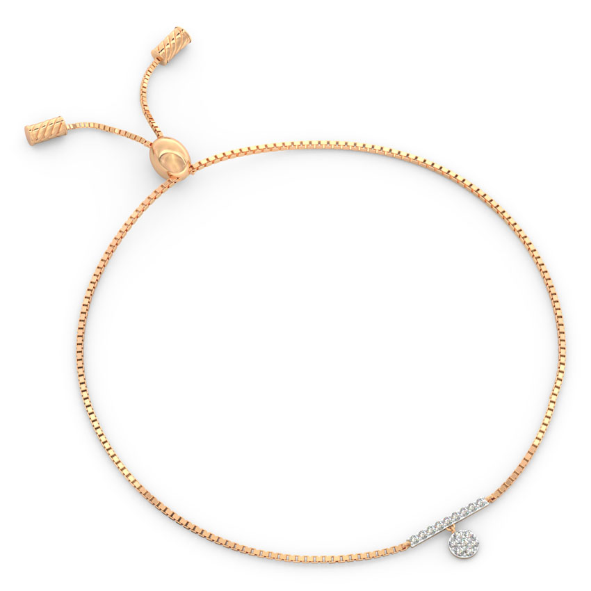 Dangling Adjustable Diamond Bracelet