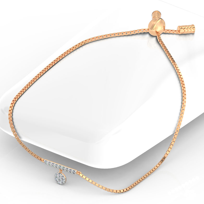 Dangling Adjustable Diamond Bracelet