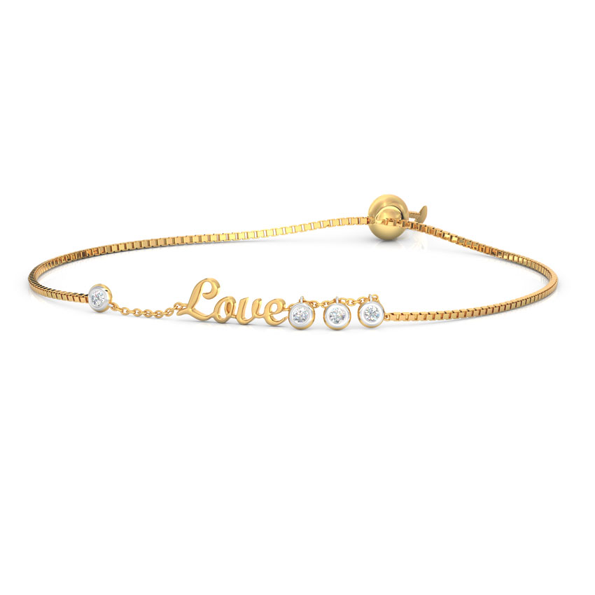 Love Diamond Adjustable Bracelet