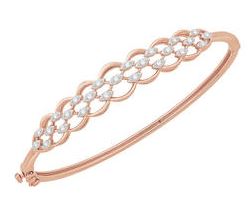 Diamond Bracelets 18 Karat Rose Gold Jewellery_Bracelets
