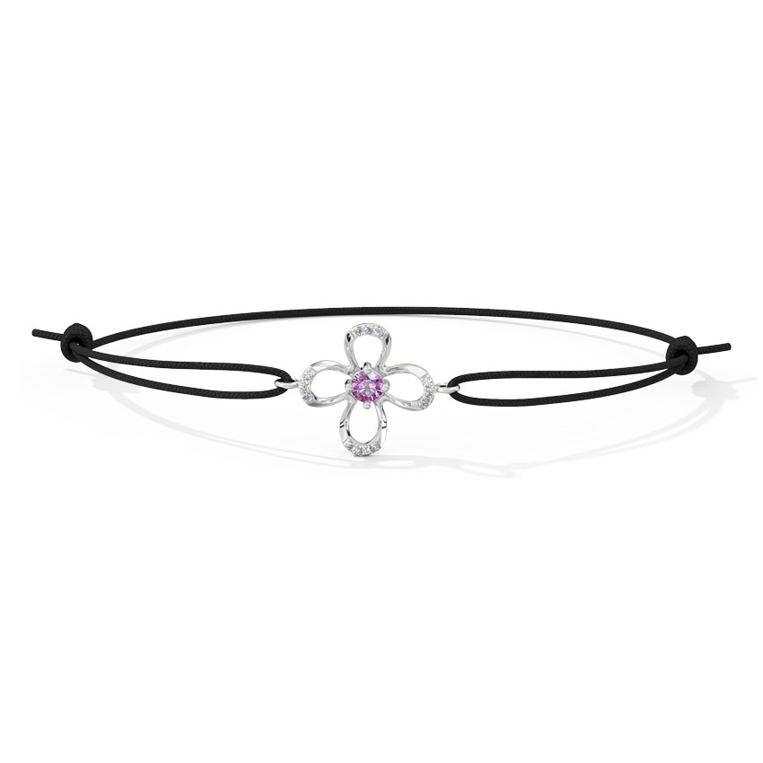 Minimal Floret Gemstone Bracelet