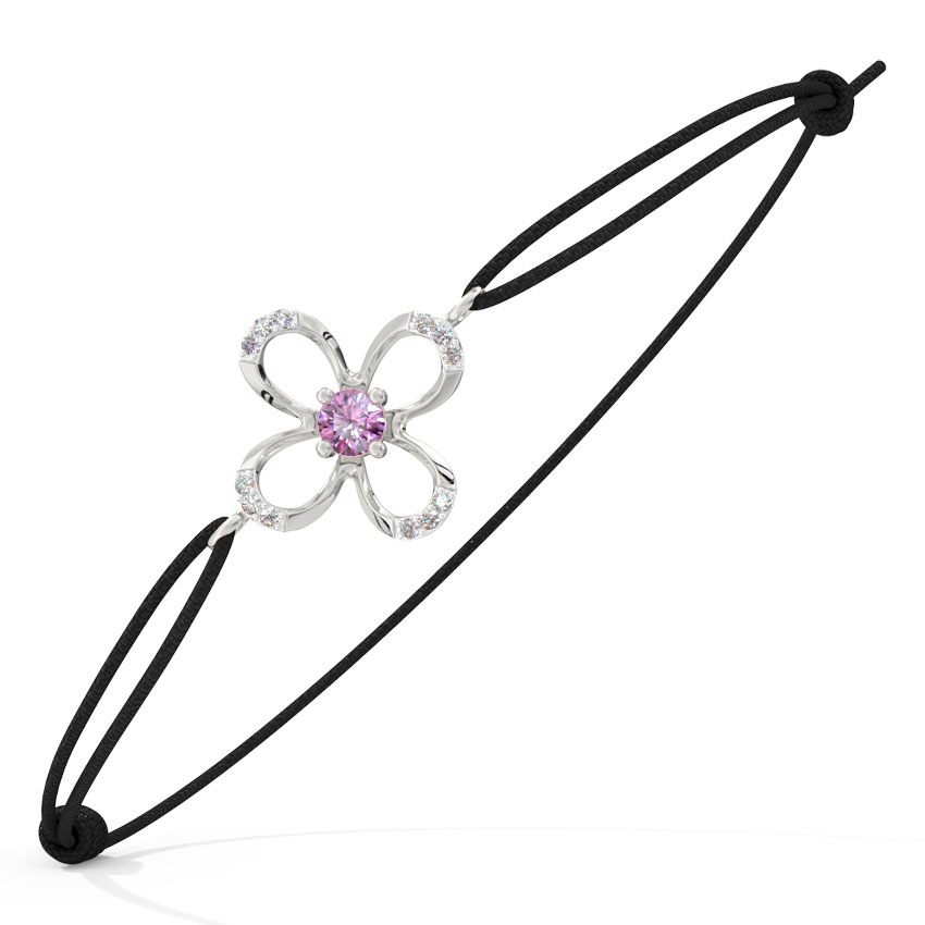 Minimal Floret Gemstone Bracelet