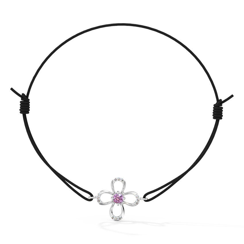 Minimal Floret Gemstone Bracelet