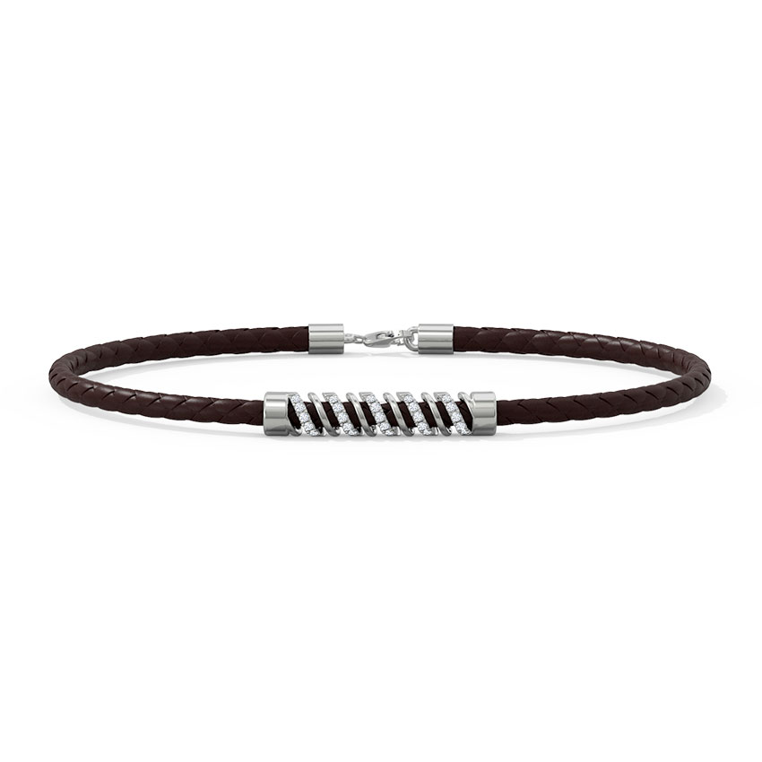 Edwin Platinum Bracelet for Him