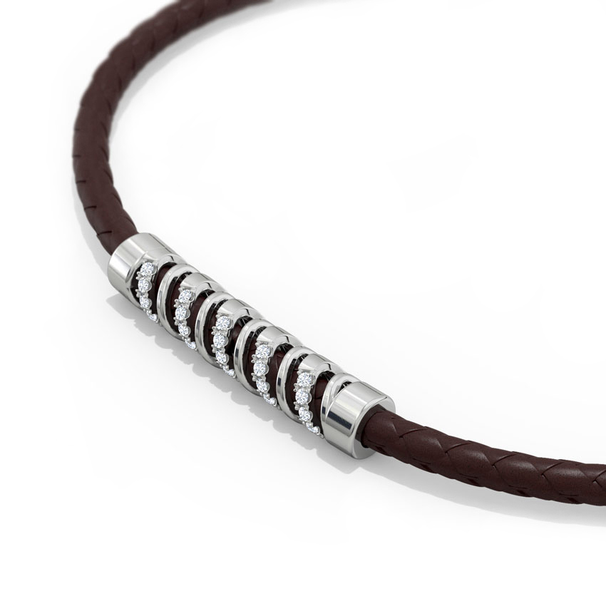 Edwin Platinum Platinum Bracelet for Men Edwin Platinum Platinum Bracelet for Men