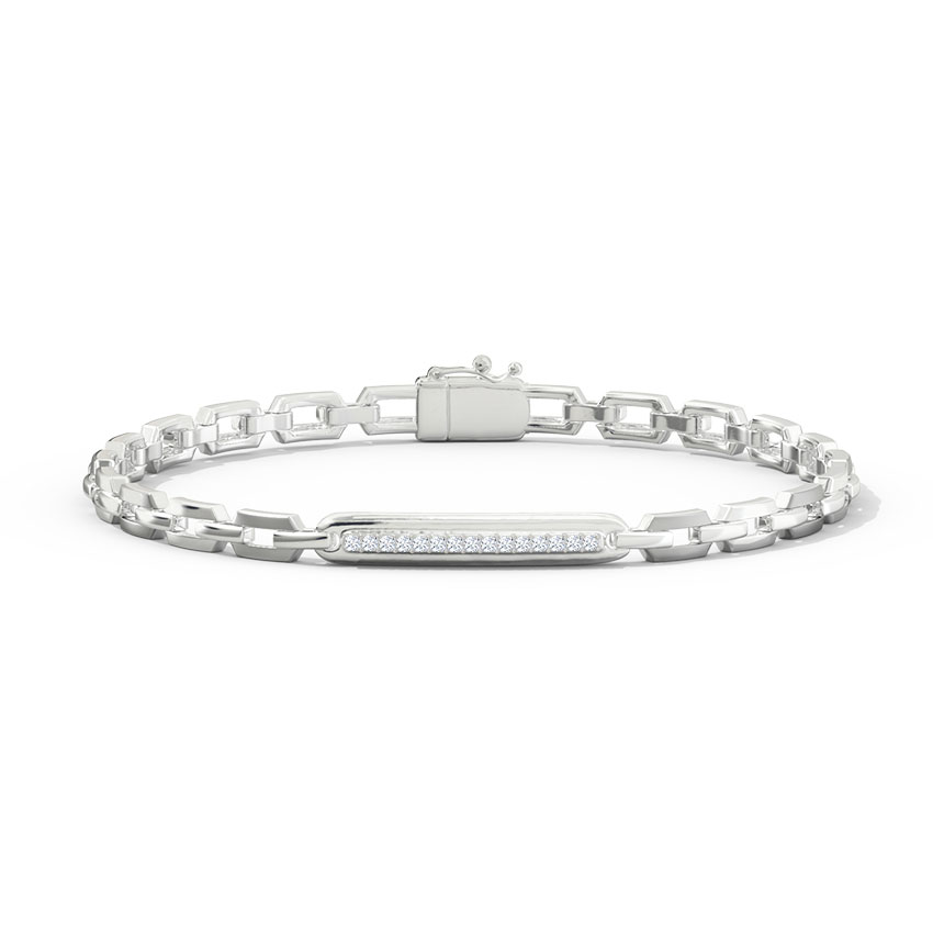 Daryl Platinum Men's Bracelet
