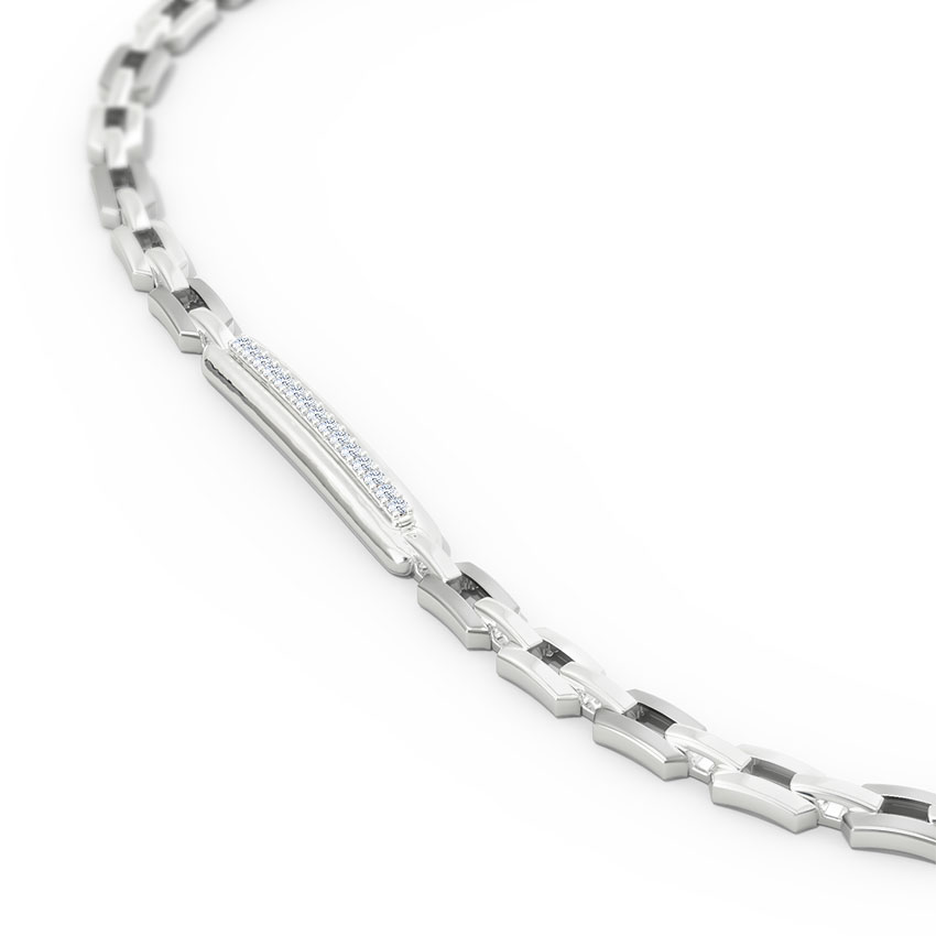 Daryl Platinum Men's Bracelet Daryl Platinum Men's Bracelet