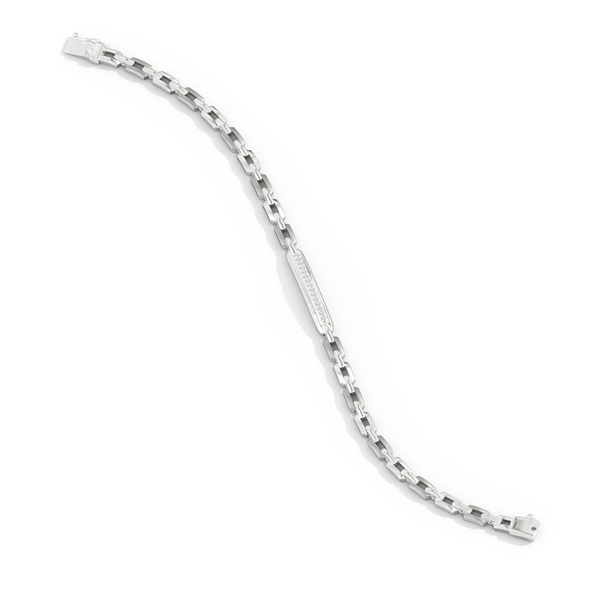 Daryl Platinum Men's Bracelet Daryl Platinum Men's Bracelet