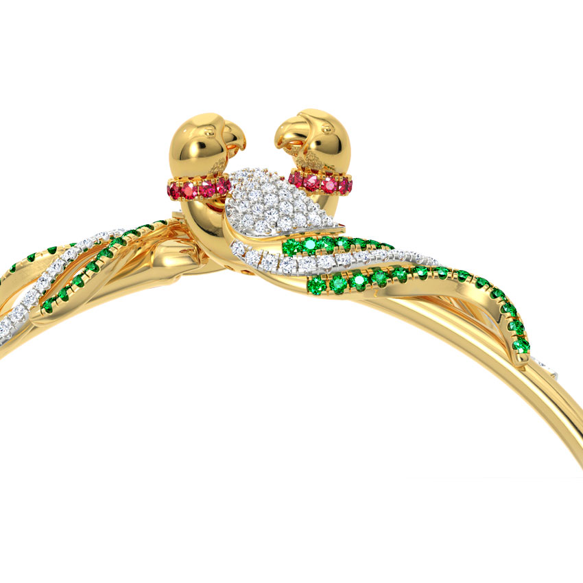 Magnificent Parrot Gemstone Bracelet