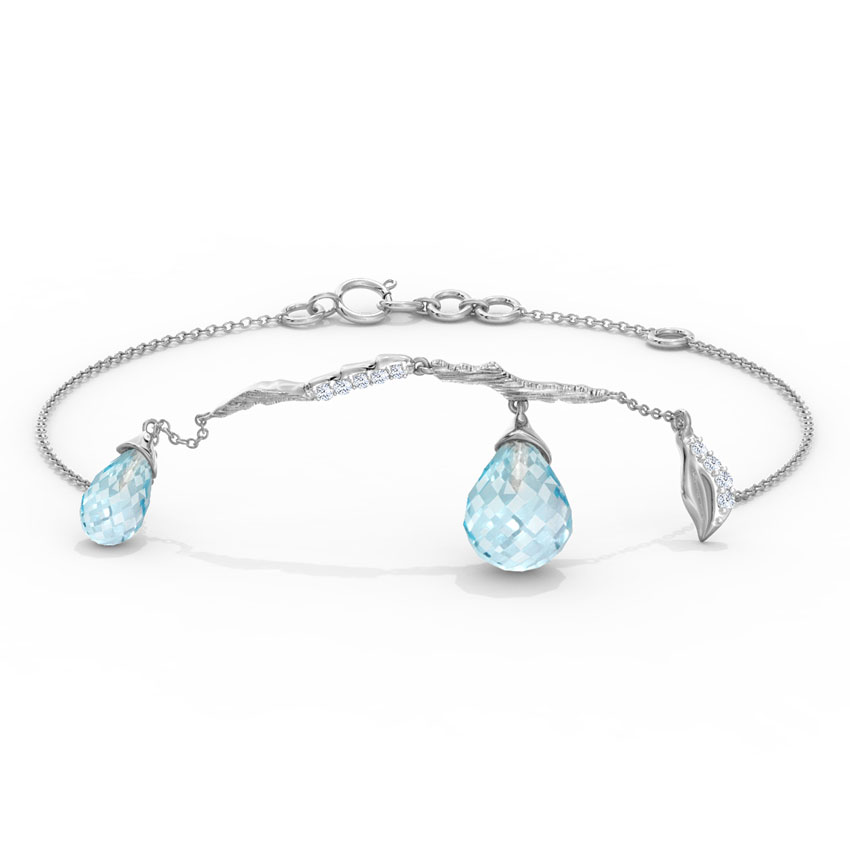 Charmed Dewdrops Gemstone Bracelet
