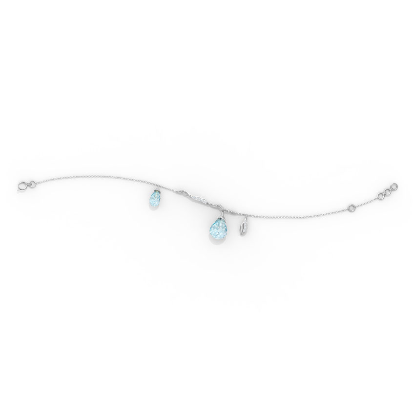 Charmed Dewdrops Gemstone Bracelet