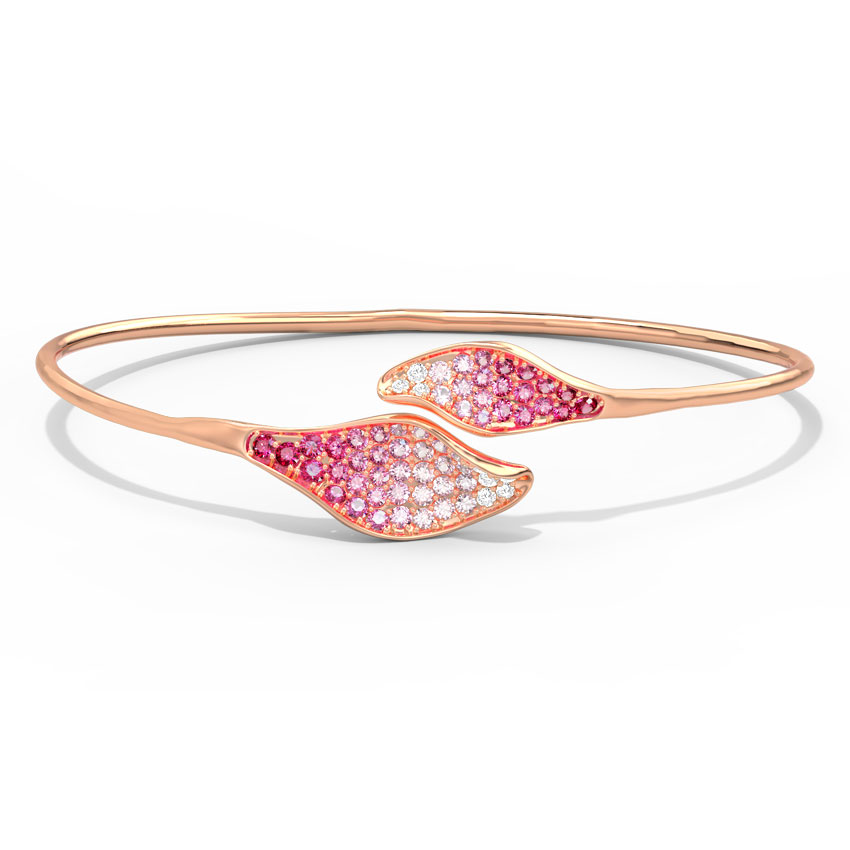 Cerise Petal Bracelet