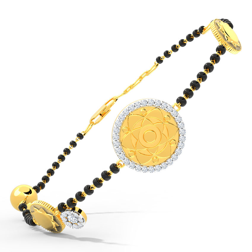 Malina Diamond Mangalsutra Bracelet Malina Diamond Mangalsutra Bracelet