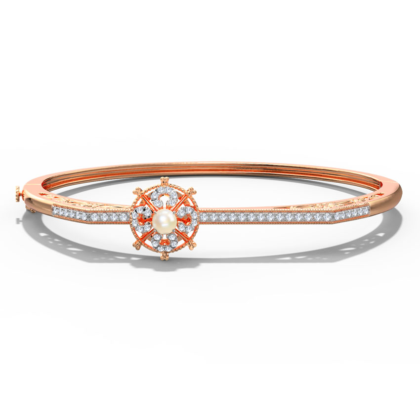 Diamond,Gemstone Bracelets 18 Karat Rose Gold Meghan Gemstone Bracelet