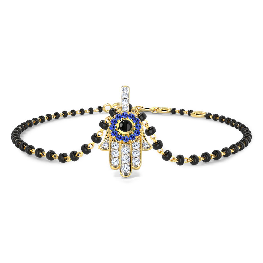 Hamsa Mangalsutra Bracelet