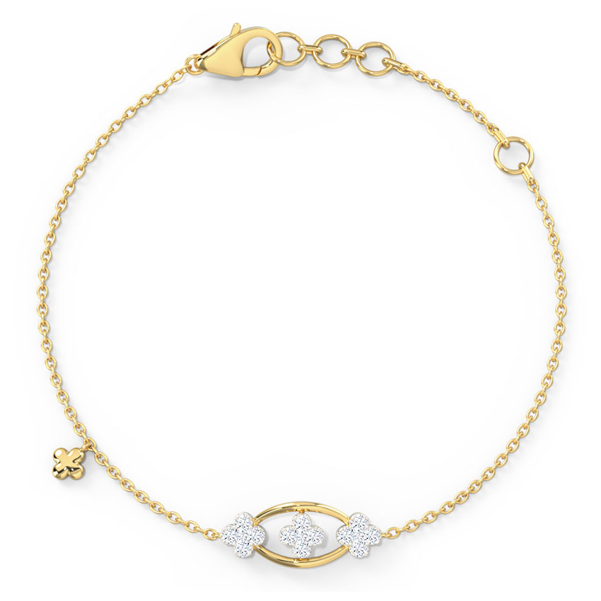 Trio Clover Diamond Bracelet Trio Clover Diamond Bracelet