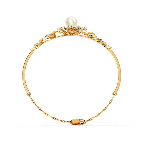 Enchanting Bloom Pearl Bracelet