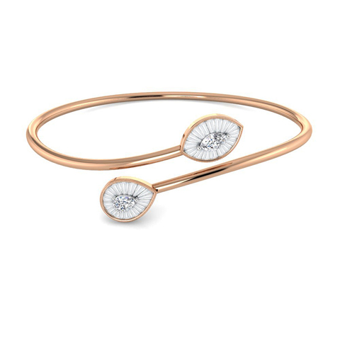 Diamond Bracelets 18 Karat Rose Gold Seeds of Optimism Diamond Bracelet