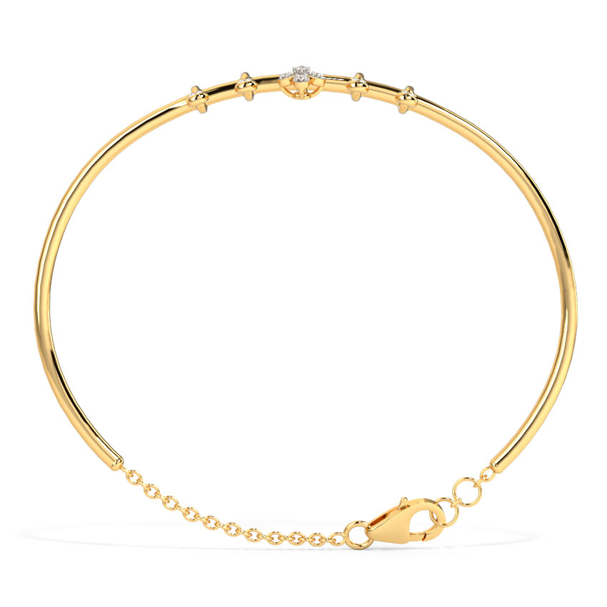 Floret Charm Diamond Bracelet