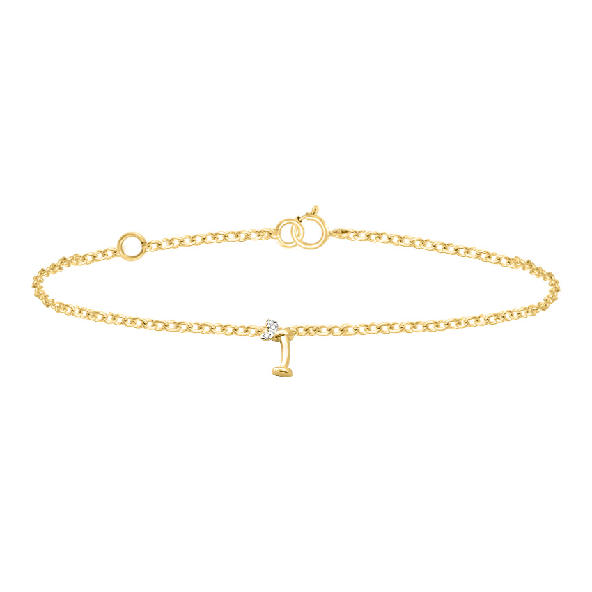 Leafy Alphabet I Bracelet