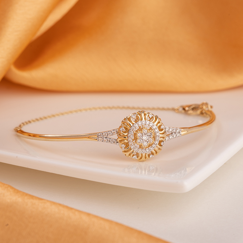 Diamond Bracelets 18 Karat Rose Gold Imperial Diamond Bracelet