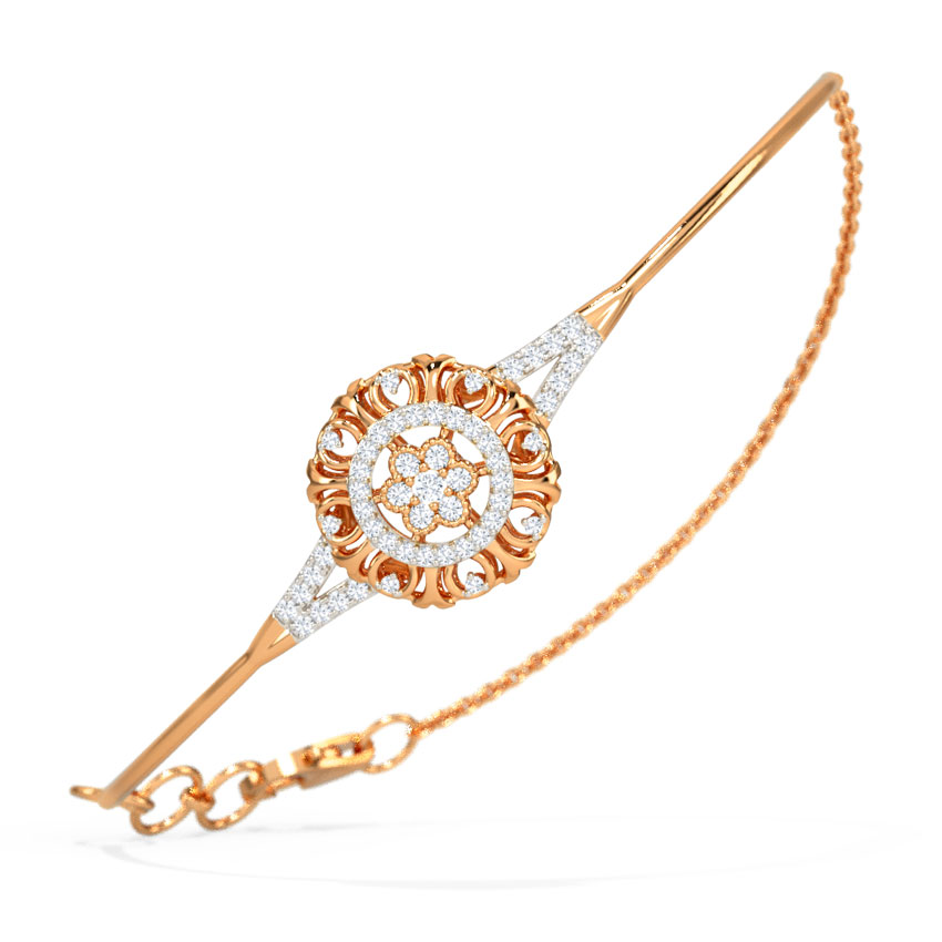 Diamond Bracelets 18 Karat Rose Gold Imperial Diamond Bracelet