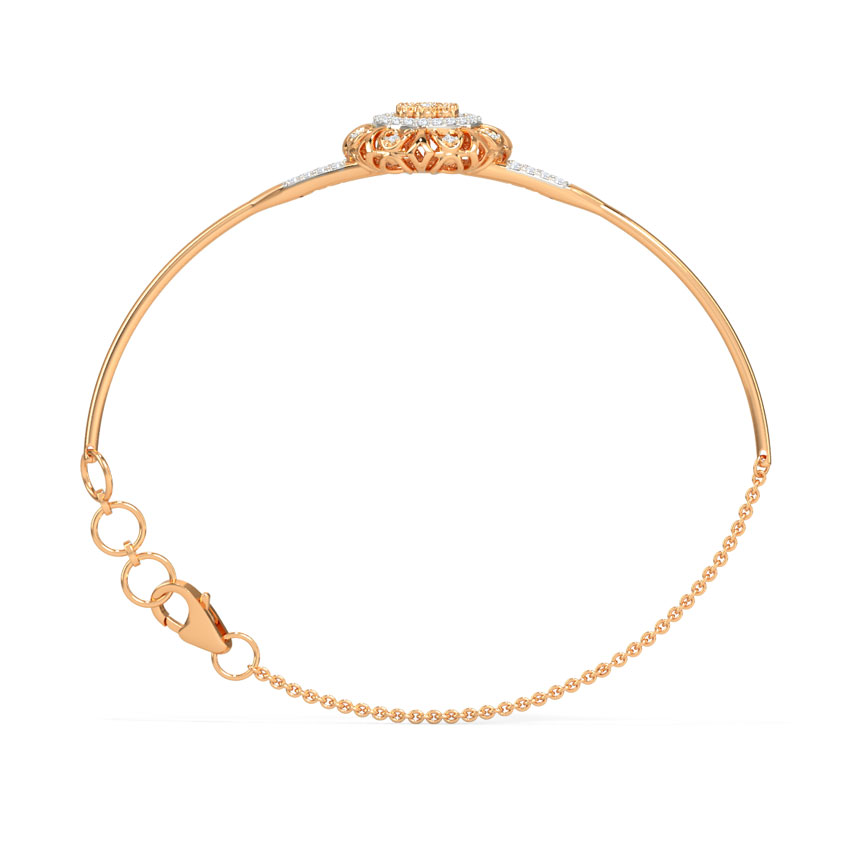 Diamond Bracelets 18 Karat Rose Gold Imperial Diamond Bracelet