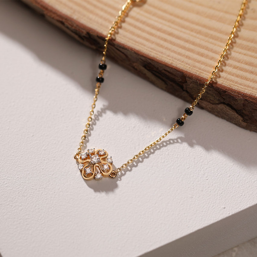 Ishita Diamond Mangalsutra Bracelet