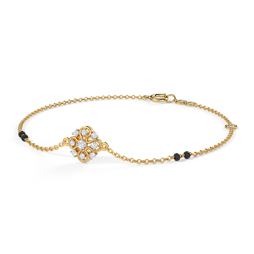 Ishita Diamond Mangalsutra Bracelet