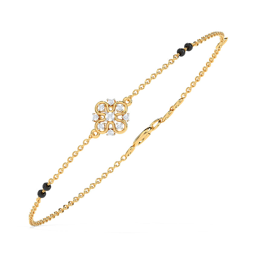 Ishita Diamond Mangalsutra Bracelet