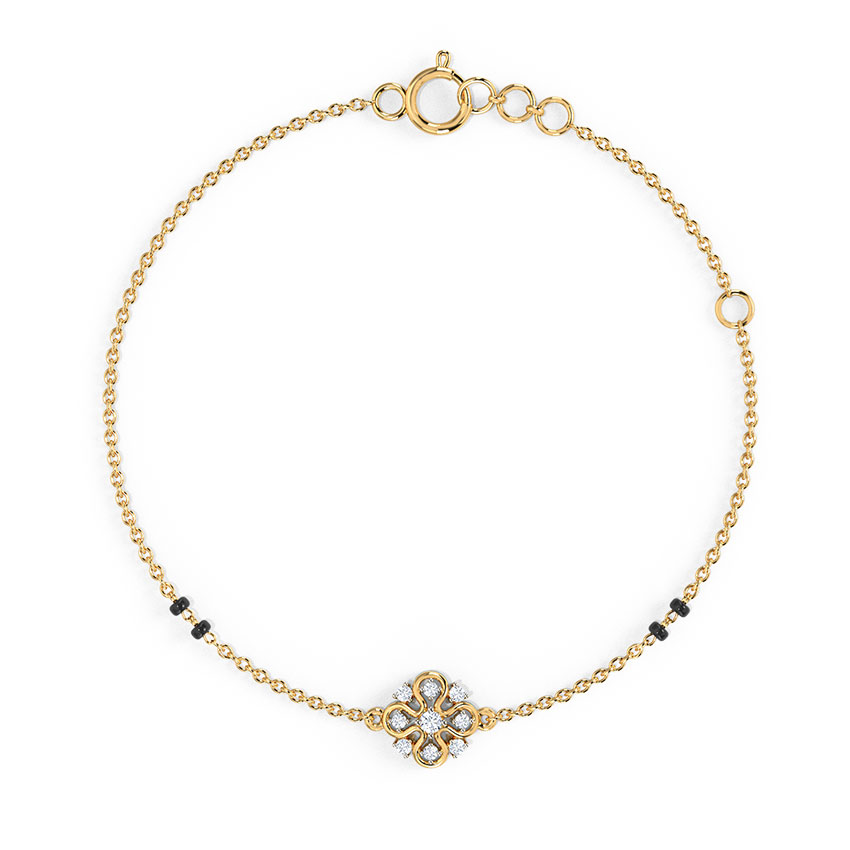 Ishita Diamond Mangalsutra Bracelet